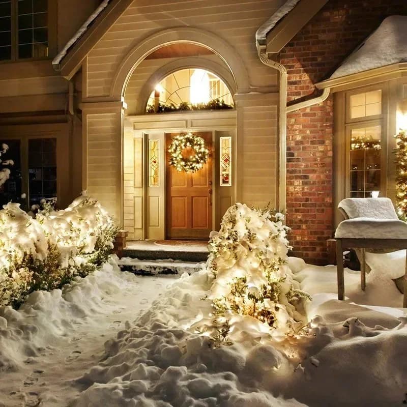 1 2 3 4 5 Paquets de lumières solaires LED féériques pour l'extérieur, lumières de Noël, 8 modes, lumières en fil de cuivre, étanches, décoration de jardin, d'arbre, de patio — 4/10