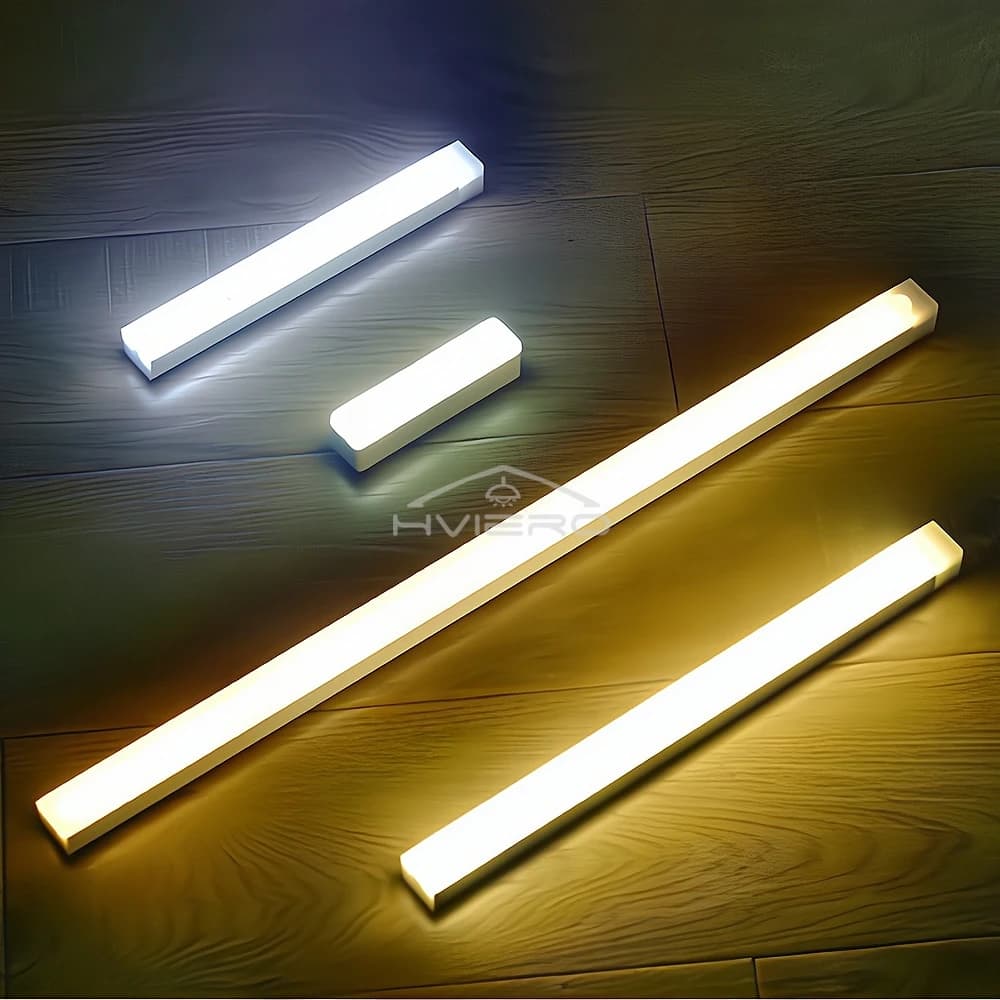 Veilleuses LED sans fil avec détecteur de mouvement, lampe aste par USB, ampoule magnétique pour armoire, chambre, Cisco, cuisine, allée, détecteur de tube — 6/10