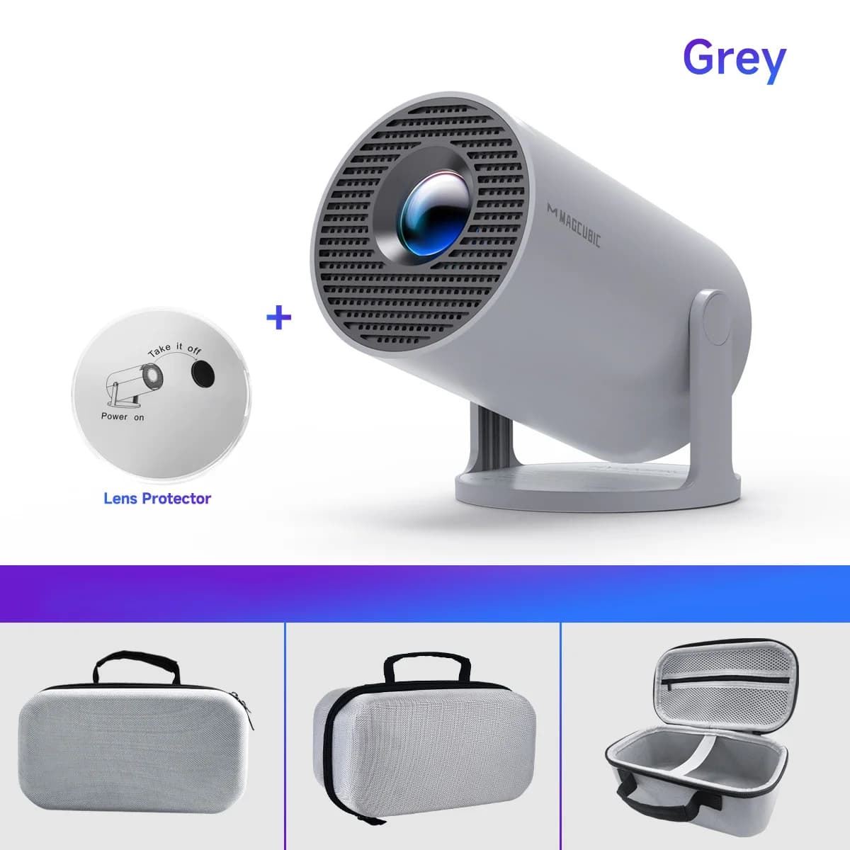 Projecteur magnétique HY300 Pro 8K Android 14 double Wifi6 290ANSI Allwinner H726 BT5.4 1080P 1280*720P projecteur extérieur de cinéma maison — 8/10