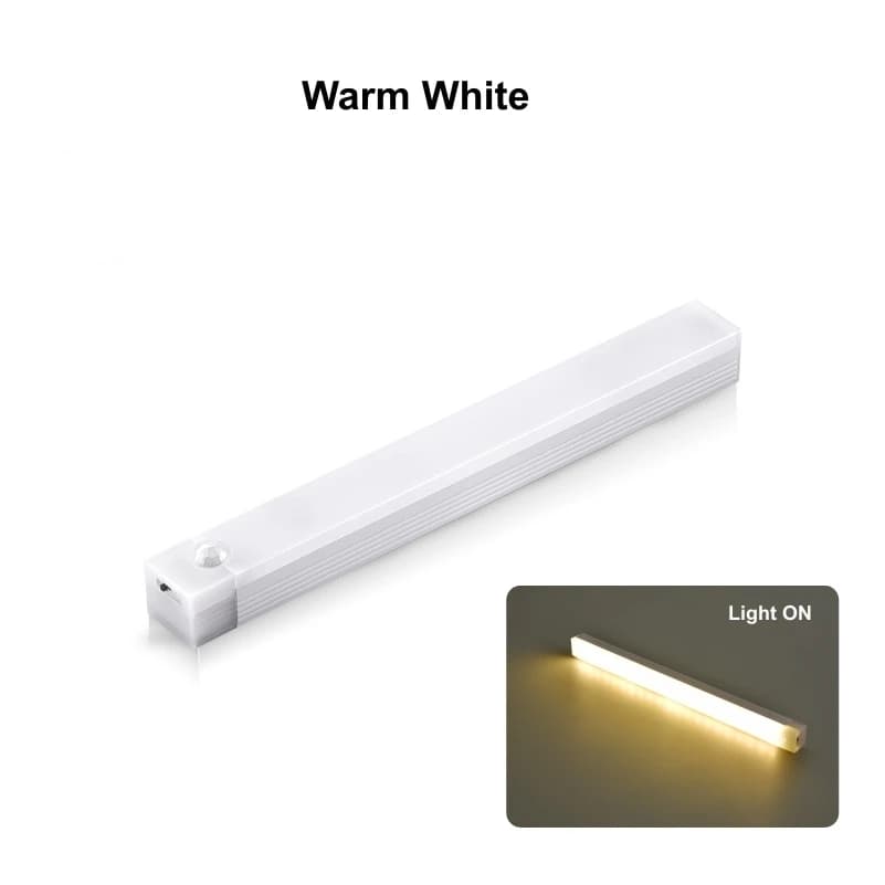 Lampe LED sans fil avec capteur de mouvement, Rechargeable par USB, veilleuse à Induction, Portable, sans fil, magnétique, pour armoire, cuisine — 9/9
