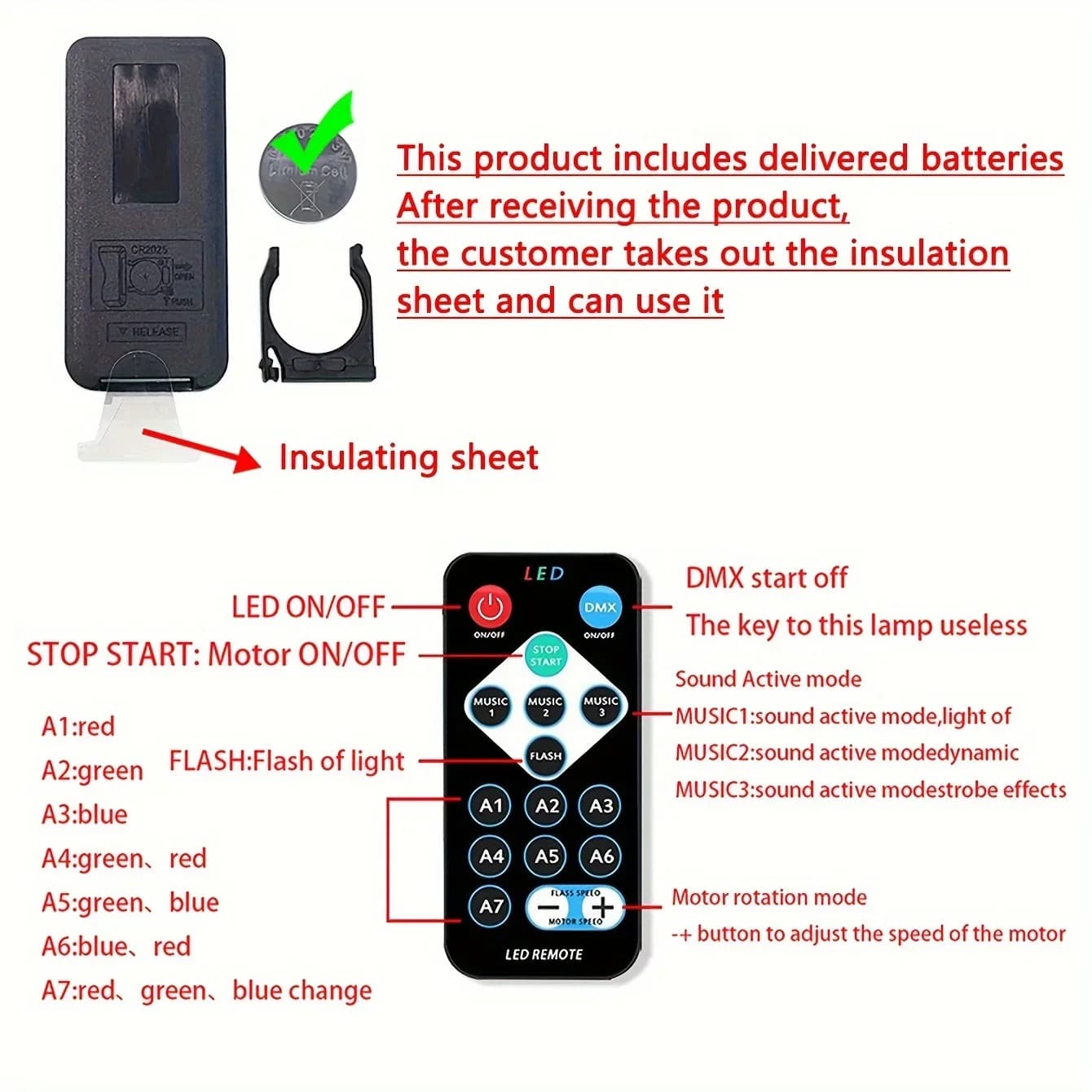 Projecteur LED ciel étoilé et aurore boréale, lampe de projection avec télécommande et rotation automatique, pour la décoration de la maison et des fêtes — 6/10