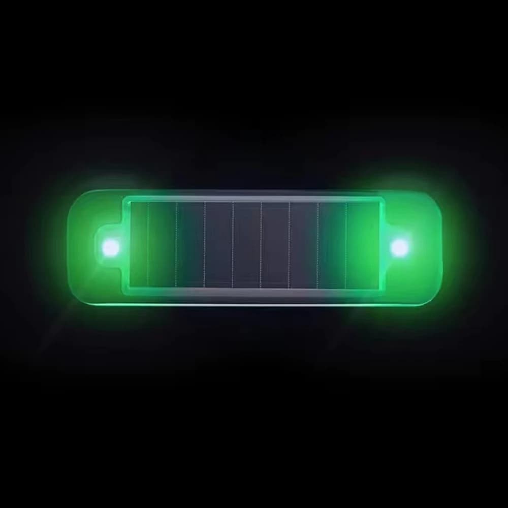 Mini LED énergie solaire voiture voyant d'avertissement nuit sécurité simulée alarme sans fil antivol lampe d'avertissement clignotant lampe d'alarme factice — 8/10