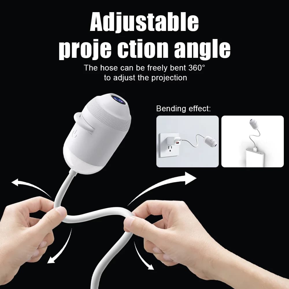 Nouvelle lampe de projection d'étoiles USB pour l'intérieur de la voiture, la maison, la chambre, veilleuse, lumière d'ambiance galactique romantique — 6/10