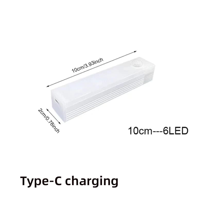 LED sans fil veilleuses capteur de mouvement lumières placard cuisine veilleuses chambre détecteur lumière armoire escalier rétro-éclairé — 10/10