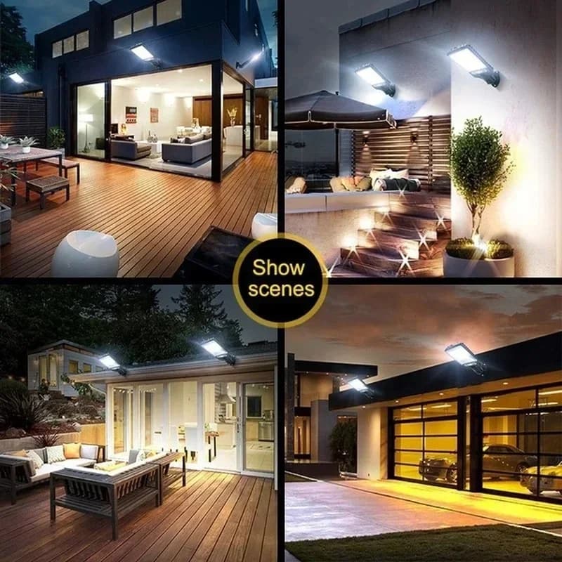 Applique Murale Solaire à LED pour l'Extérieur, Rechargeable, pour Cour, Jardin, Terrasse, Porte de Garage, Éclairage de Rue — 6/10