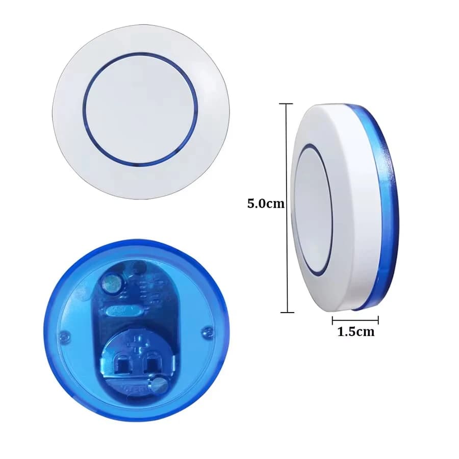 RF 433MHz sans fil 10A relais récepteur télécommande interrupteur de lumière 220V 110V Mini bouton rond panneau mural interrupteur pour lampe à LED — 6/10