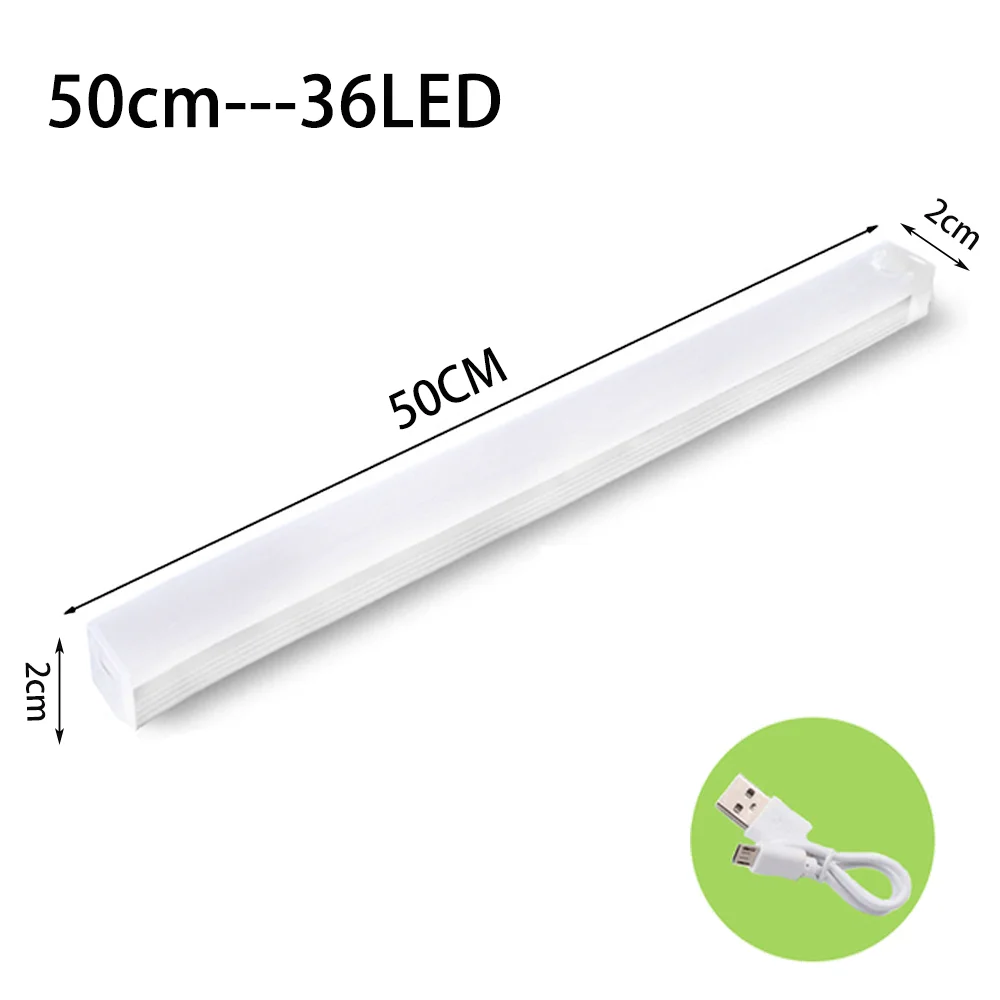 Luz noturna LED sem fio com sensor de movimento, tipo C, Aste, armário, lâmpada de guarda-roupa, luz de fundo de escada para cozinha — 7/10