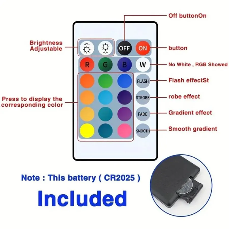 Bande lumineuse LED Bluetooth intelligente SMD 5050, télécommande, ruban flexible, lampe à diode, rétroéclairage TV, salle de jeu, décoration d'intérieur — 4/10